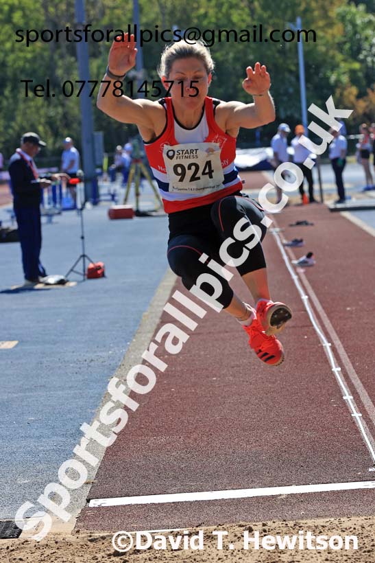 Womens long jump, 2025 North Eastern Track and Field Champs., Shildon, County Durham. Photo: David T. Hewitson/Sports for All Pics